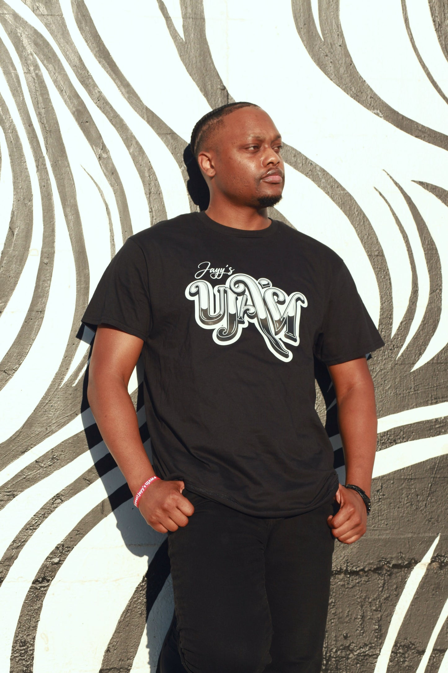 Jayy's UJAM T-Shirt, Black Vibe